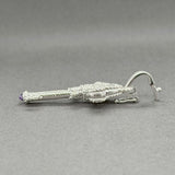 Estate Judith Ripka SS CZ Key Enhancer Pendant