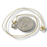 YGP Sterling 0.50ct  F-G/VS2 Lab Created Solitaire Diamond Pendant