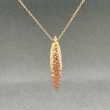 Estate 14K R Gold Drop Pendant