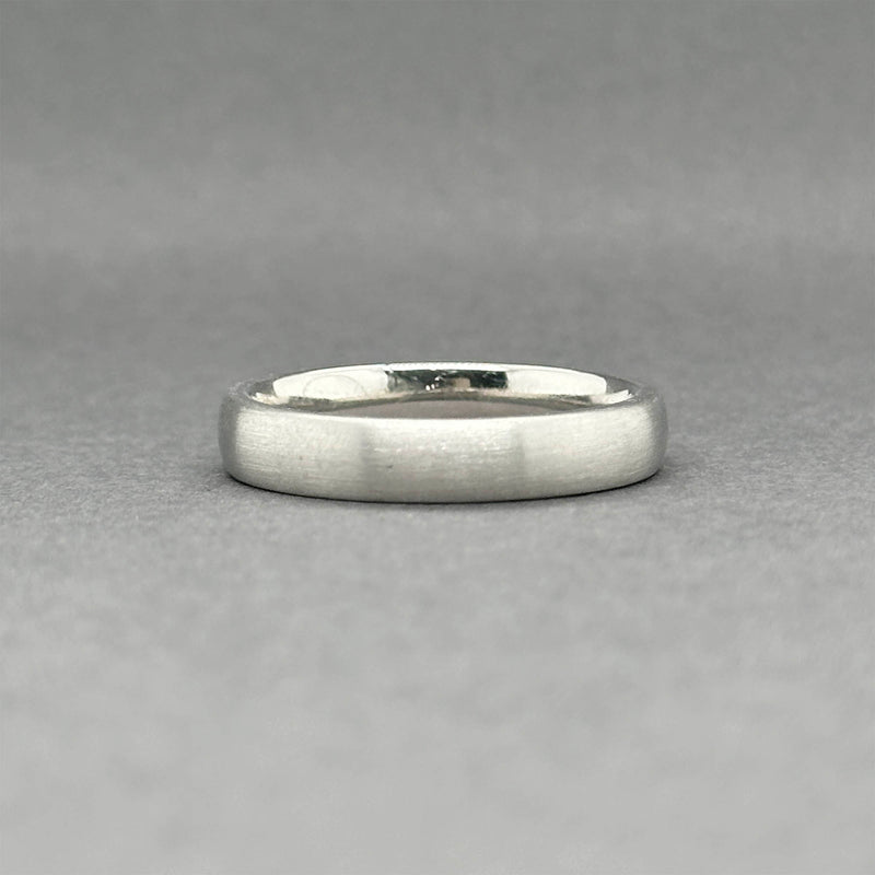 Estate Platinum 4.20mm Brushed Ring