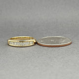 Estate 18K Y Gold 0.78ctw I-J/VS2 Diamond Ring