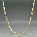 Estate 14K Y Gold 3.76mm 30” Fancy Link Chain