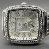 Estate Judith Ripka SS Women’s MOP Cushion Quartz Watch