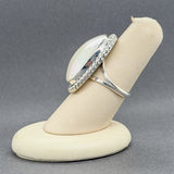 Estate Sam Piaso Zuni SS Mabe Pearl Ring