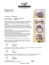 Estate 14K W Gold 0.63ctw G-H/VS2-SI2 Diamond Ring