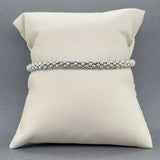 Estate Lagos SS Caviar Beaded Link Bracelet