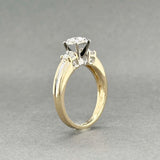 Estate 14K TT Gold 0.54ctw Diamond Eng. Ring