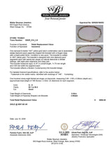 Estate 14K Y Gold 0.54ctw G-H/SI1-2 Diamond Paperclip Bracelet