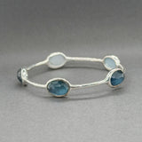 Estate Ippolita SS Rock Candy Quartz Bangle Bracelet