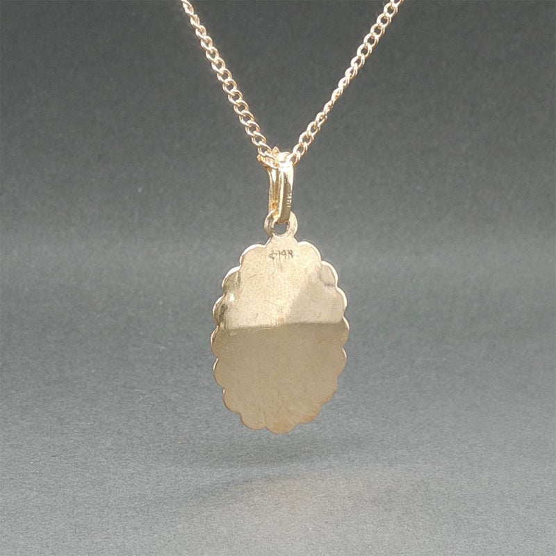 Estate 14K Y Gold Chai Pendant