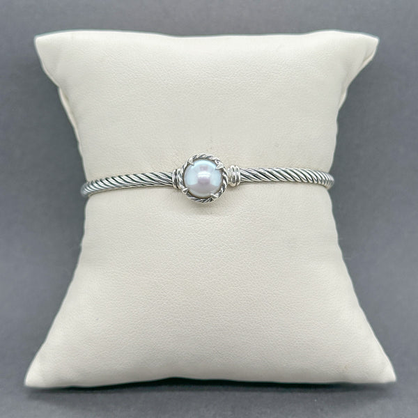 Estate David Yurman SS Petite Chatelaine Pearl Bracelet