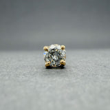 Estate 14K Y Gold 0.29ct J/I1 Diamond Single Stud Earring