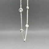 Estate 14K W Gold 0.50ctw H-I/SI1-2 Diamond By The Yard Necklace