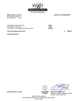 Estate 14K W Gold 0.66ct Emerald & 0.24ctw Diamond Pendant