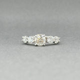 Estate Platinum 1.83ctw H-J/VS2-SI1 Diamond Eng. Ring