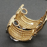 Estate Tiffany & Co 18K TT Gold Schlumberger 0.54ctw Diamond Earrings