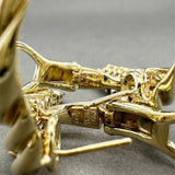 Estate Jose Hess 18K Y Gold 0.92ctw Diamond Earrings