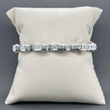 Estate Charles Krypell Platinum & 5.90ctw Diamond Link Bracelet
