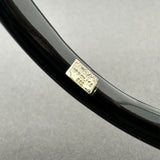 Estate Ippolita SS Black Resin & 13.32ctw Turquoise Bangle Bracelet