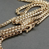 Estate 18K Y Gold 3.57mm 24” Cuban Link Chain