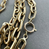 Estate 14K Y Gold 5.50mm 24.75” Paperclip Link Chain