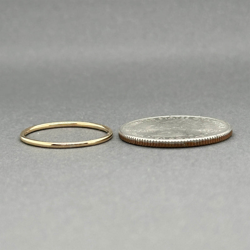 Estate 18K Y Gold 1.15mm Thin Ring