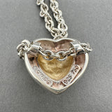 Estate Movado SS 18 Heart Pendant