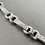 Estate 14K W Gold 1.36ctw G/SI1-2 Diamond Bracelet