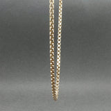 Estate 14K Y Gold 2.24mm 16” Round Box Chain