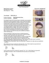 Estate 14K W Gold 0.98ctw H-I/SI1-I1 Diamond Cluster Ring