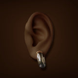 Estate 14K Y Gold 20.24mm Hoop Earrings