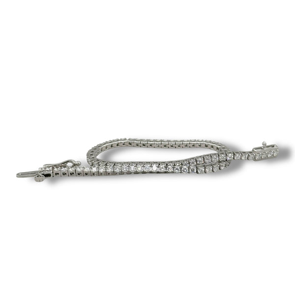 SS 2ct F-G/VS2 Lab Created Diamond Tennis Bracelet