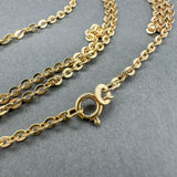 Estate 18K Y Gold 2.3mm 24” Cable Chain