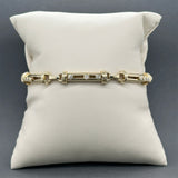 Estate 14K Y Gold 0.59ctw I-J/I1-2 Diamond Link Bracelet