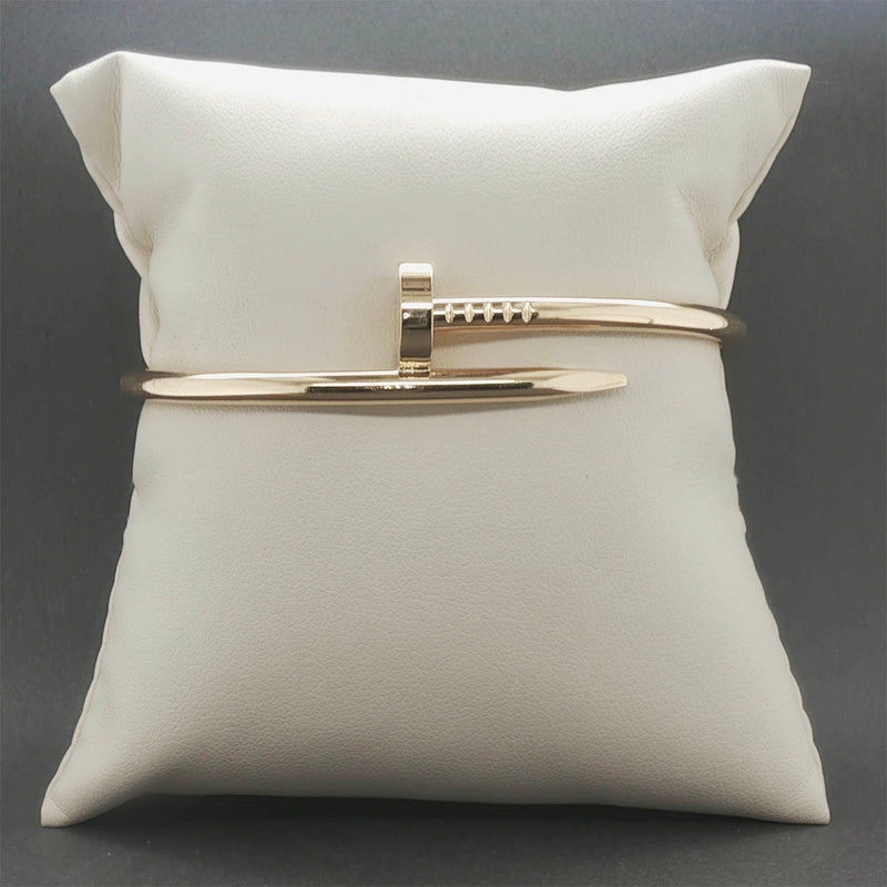 Estate Cartier 18K R Gold Juste En Clou Classic Bracelet