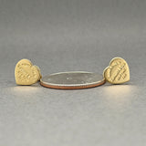 Estate Tiffany & Co. 18K Y Gold Return To Tiffany Mini Stud Earrings