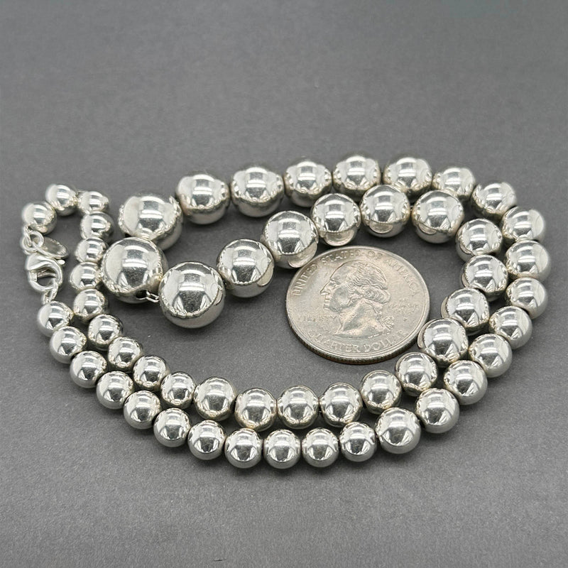 Estate Tiffany & Co. SS Graduated Hardwear Necklace