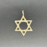 Estate 14K Y Gold Star of David Pendant