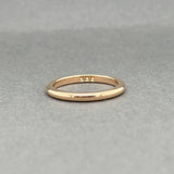 Estate Tiffany & Co. 18K R Gold 0.06ctw Diamond Forever Wedding Ring