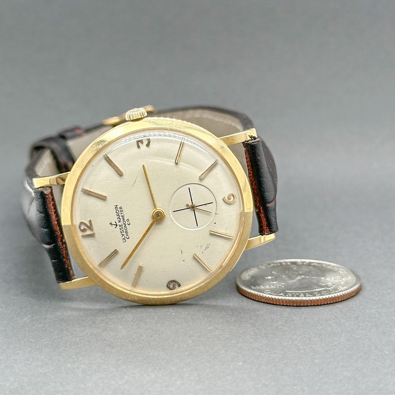 Estate Ulysse Nardin Chronometer Co. 18K Y Gold Manual Watch