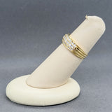 Estate 18K Y Gold 1.12ctw F-G/VS2-SI1 Diamond Jose Hess Diamond Ring