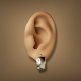 Estate 10K Y Gold 16.30mm Huggie Earrings