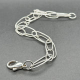 Estate SS Fancy Double Link Bracelet