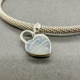 Estate Tiffany & Co. SS Somerset Heart Charm Bracelet