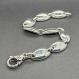 Estate Tiffany & Co. SS Oval Pebble Bracelet