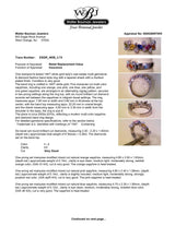 Estate 14K W Gold 0.69ctw Sapphire & 0.26ctw Diamond Ring