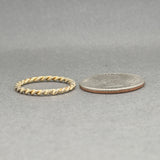 Estate 14K Y Gold Twisted 2.0mm Ring