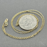 Estate 14K Y Gold 1.48mm 20” Cable Chain