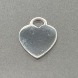 Estate Tiffany & Co. SS Heart Tag Pendant