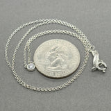 Estate Tiffany & Co. Peretti SS 0.14ct Diamond By The Yard Necklace